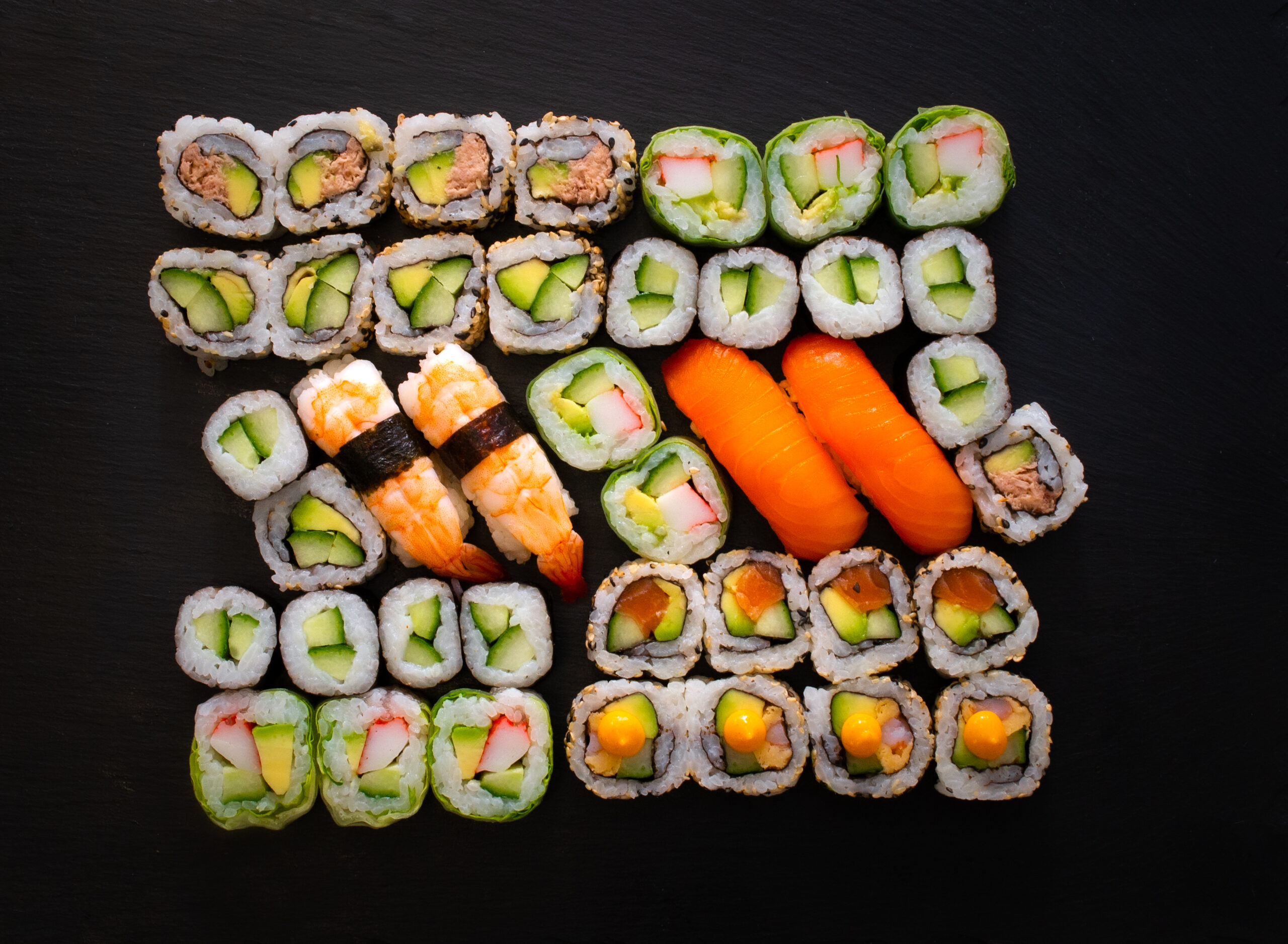 Classic Nigiri and Maki Selection